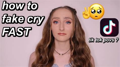 how to cry on command fast how to fake cry lol youtube