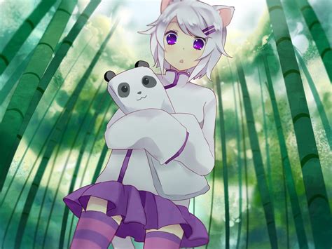Little Girl White Hair Solo Zerochan Anime Image Board