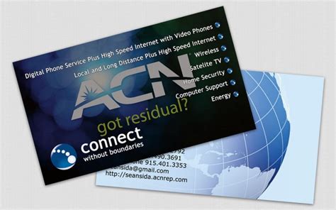Project Acn Mlm Business Business Card Orlando Fl Fishpunt Design