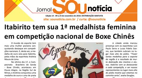 14ª Edição Do Jornal Sou Notícia Já Está Nas Ruas Sou Notícia Sn