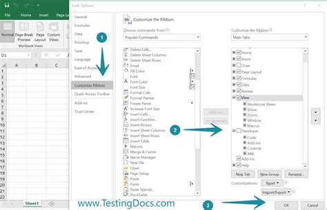 How To Enable Developer Tab In Microsoft Excel