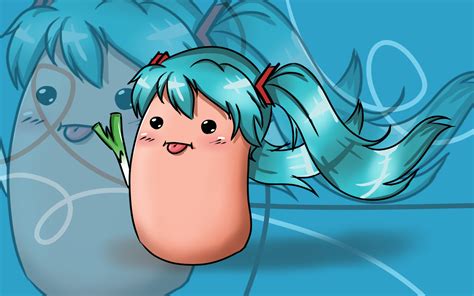 Kawaii Potato ~ Miku By Vocaloid12028 On Deviantart