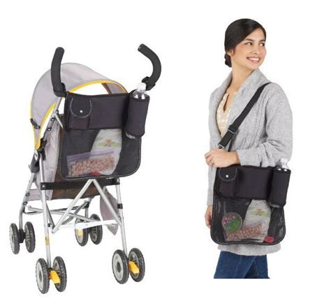 Free Shipping Baby Stroller Bags Double Use Hanging Bag Mom Bag Meshed