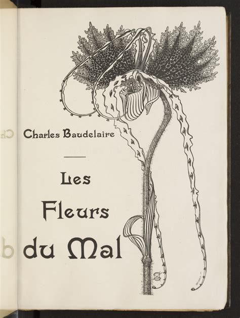 Les Fleurs Du Mal Charles Baudelaire Illustrations De Carlos Schwabe Virginia Museum Of