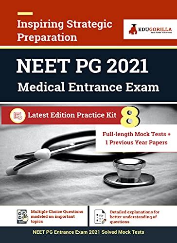 Neet Pg Postgraduate Entrance Examination 2021 8 Full Length Mock