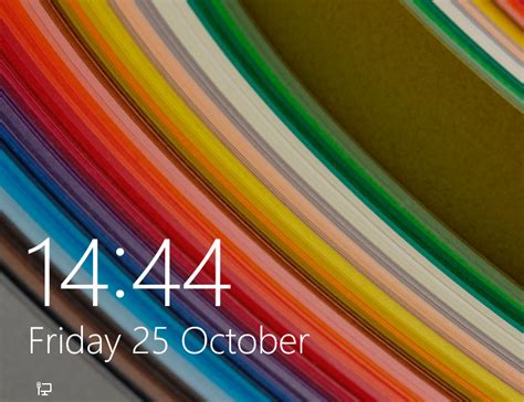 Windows 8 Lock Screen Abstract Background