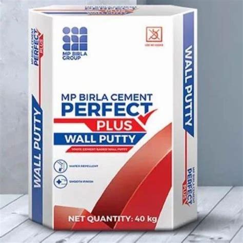 Mp Birla Perfect Plus Wall Putty 40 Kg At Rs 800bag Udaipur Id