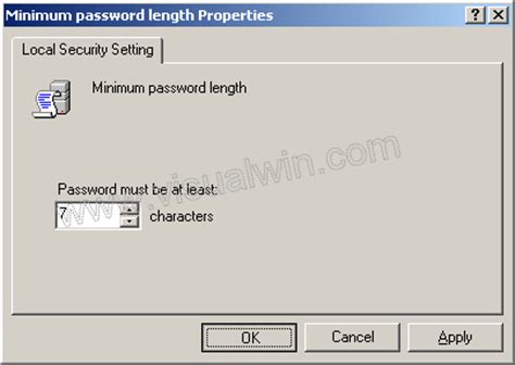 The configuration to enable null (blank) passwords logon must be done on the host computer, i.e to configure the remote desktop host computer to accept user name with blank password, go to. Setting a Minimum Password Length