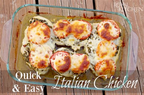 Quick And Easy Italian Chicken