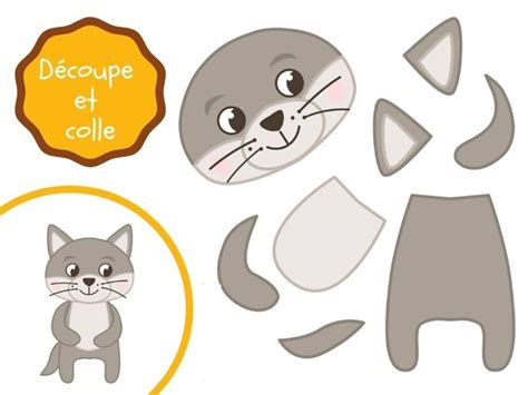 14 Animaux à Découper Et Coller