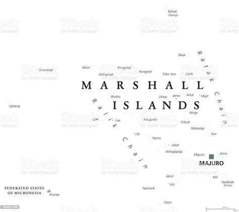 politische karte der marshallinseln stock vektor art und mehr bilder von inselgruppe marshall