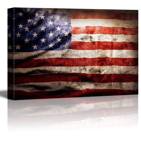 20 photos vintage american flag wall art