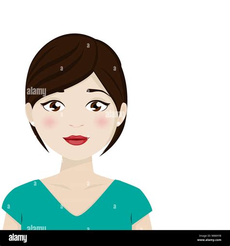 Dark Hair Model Vector Vectors Hi Res Stock Photography And Images Alamy