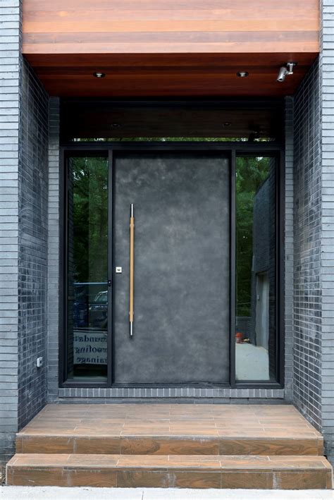 Perhaps you need to replace the door, or you need to move equipment in or ou. Custom Modern Pivot Door Installation in Atlanta ...