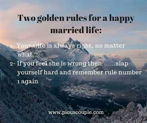 Two Golden Rules For A Happy Married Life Pious Couple