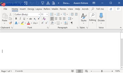Microsoft Word • Kerja Kosong Kerajaan