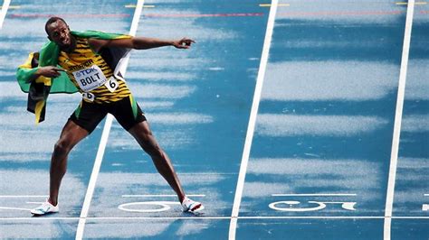 Usain Bolt Wins 100m Final In Driving Rain At World Athletics