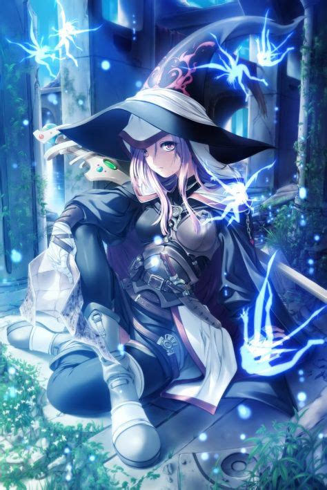 Cool Witch Anime Girl Wallpaper Original Girl With Fairies 5 Stars
