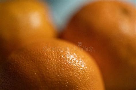 Macro Of Orange With Blur Stock Photo Image Of Blurred 157153908