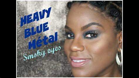 Heavy Blue Metal Makeup Youtube