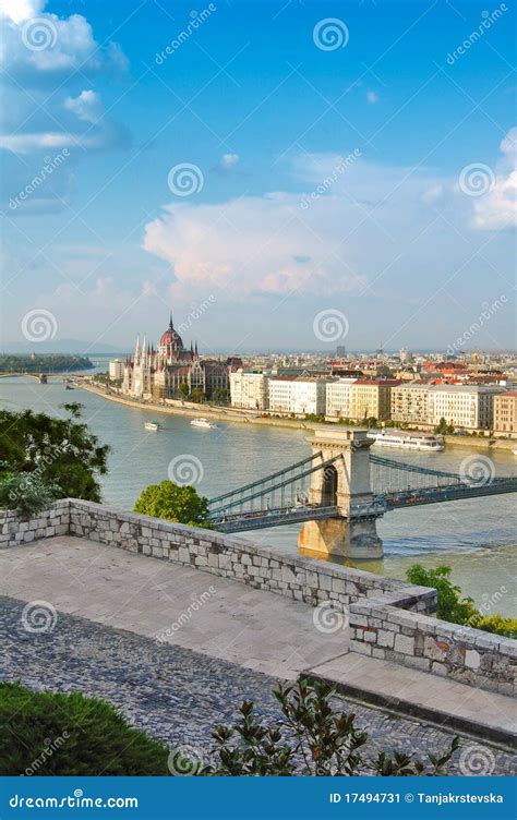 Panoramic View Of Budapest Stock Image Image Of Landmark 17494731