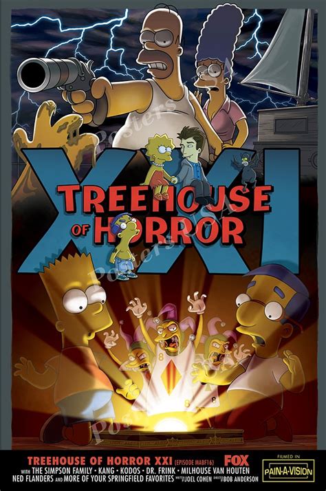 Da Bang The Simpsons Tv Show Poster Treehouse Of Horror 24x36inch Ubicaciondepersonas Cdmx Gob Mx