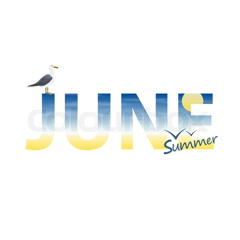 Banner Year In June Stock Vector Colourbox