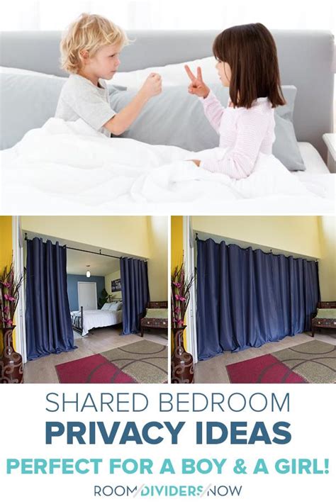 Shared Bedroom Boy And Girl Divider Products From Room Dividers Now Are