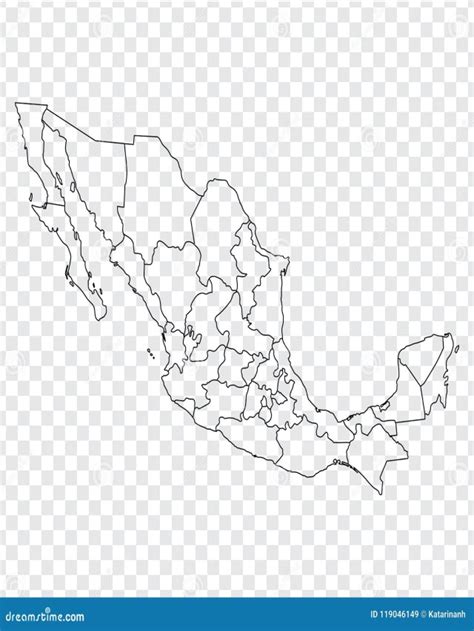 Lbumes Foto Mapa De La Republica Mexicana Sin Nombres Y Sin