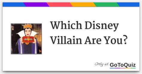 Which Disney Villain Are You