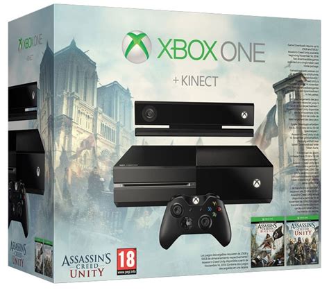 Xbox One Console Plus Kinect Assassins Creed Dlc Bundle