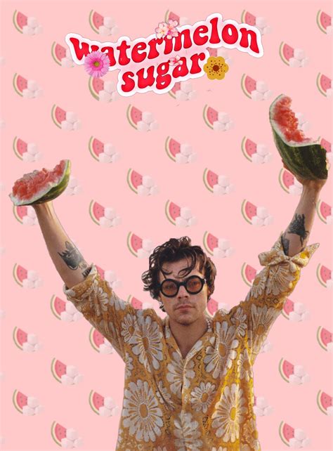Watermelon Sugar Harry Styles Aesthetic Wallpaper In 2020 Aesthetic