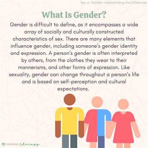 what s the difference between sex and gender