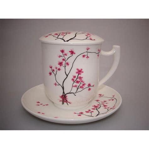Tealogic Tasse Cherry Blossom Porzellan Weiß H105cm Porzellan