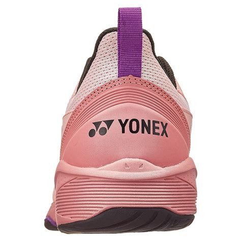 Yonex Women S Sonicage 3 Tennis Shoes Pink Beige