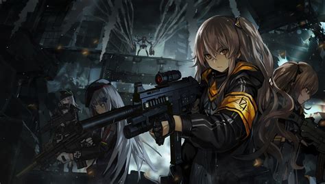 Girl Squad In 2020 Girls Frontline Anime Characters Anime Military