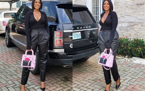 linda ikeji sets instagram on fire as she flaunts cleavage in all black outfit kemi filani news