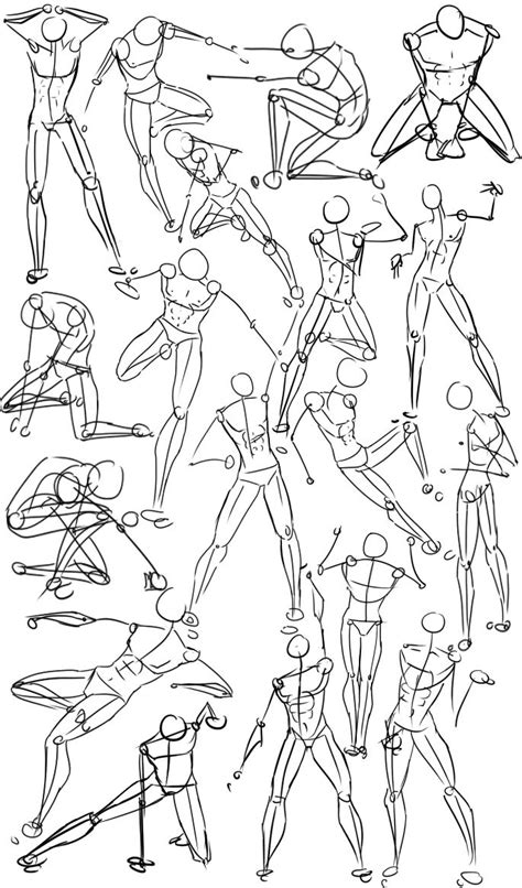Guías De Dibujo Anatomía Y Movimientos Del Cuerpo Frogx Three Human