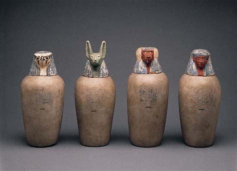 Real Egyptian Canopic Jars