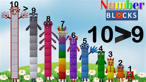 Numberblocks Learn To Count Greater Than Youtube
