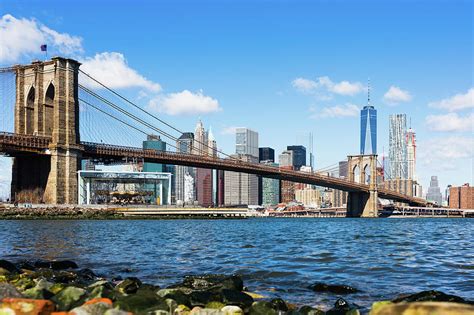 Brooklyn Bridge Lower Manhattan By Deimagine
