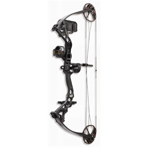 Youths Diamond By Bowtech Atomic Compound Bow Black With Pink Limbs