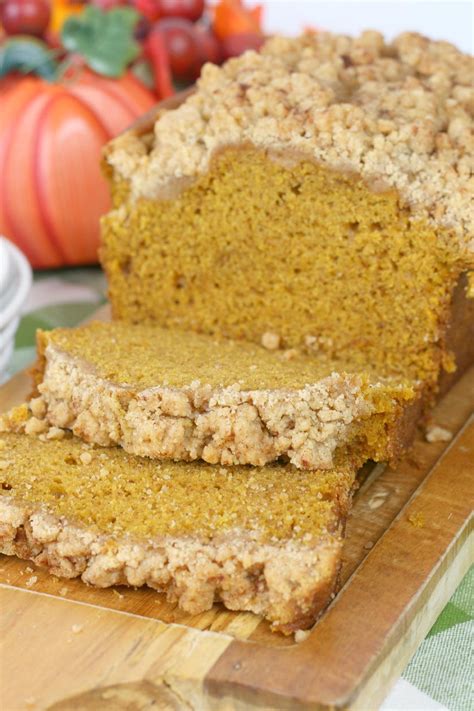 Best Pumpkin Bread Recipe With Streusel Crumb Topping