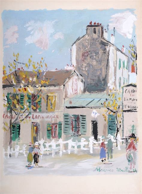 Maurice Utrillo 1883 1955 Le Lapin Agile Montmartre Catawiki