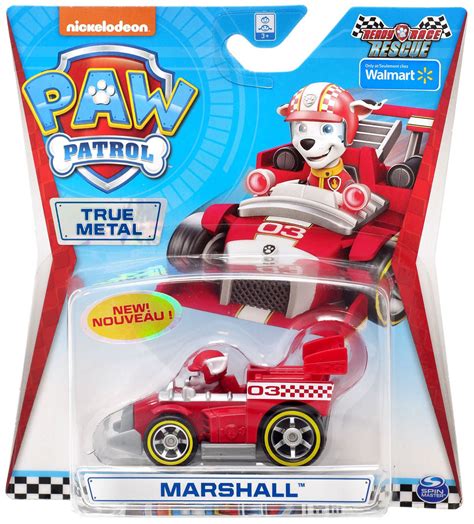 Paw Patrol Ready Race Rescue True Metal Marshall Exclusive Diecast Car