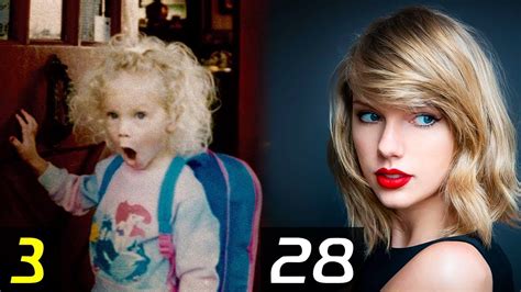 Taylor Swift Transformation From 1 To 28 Years Then And Now