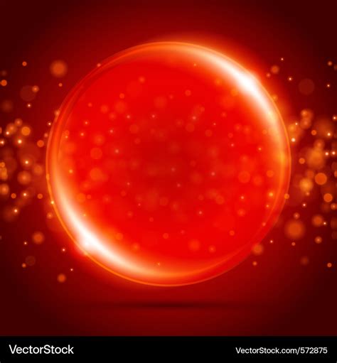 Red Orb Background Royalty Free Vector Image Vectorstock