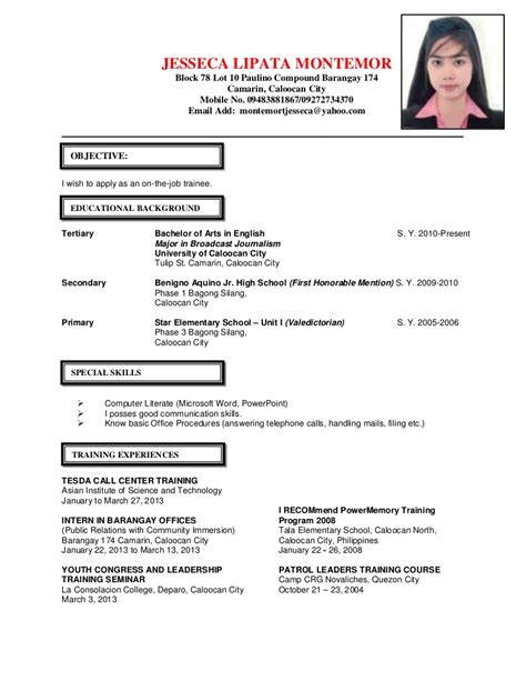 As a student looking forward to taking a degree program in criminology, you might want to know criminology is an interesting field of study and offers several exciting career and job opportunities that you going for an advanced degree increases the job prospects of a criminology major graduate. Red official resume of jesseca