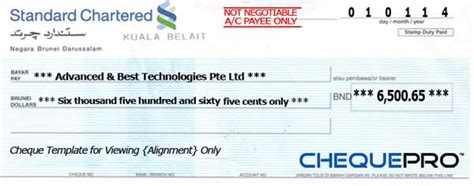 On biller category section, choose other bank credit card. Cheque printing writing software for Brunie Bank Template