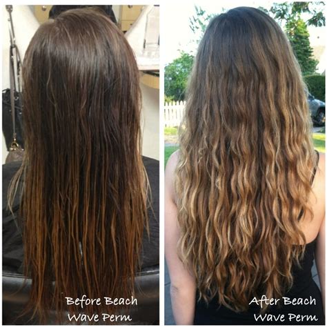Before And After Beach Wave Perm Done By Taylor Yelp